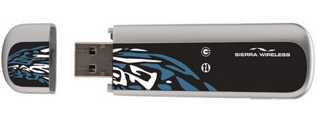 The Sierra Wireless USB 301 and USB 302 modem